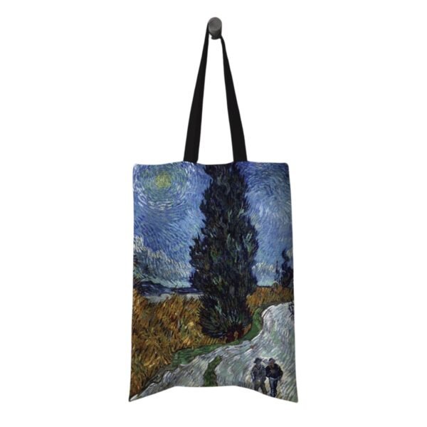 Szoper Cypress – torba inspirowana dziełem Vincenta van Gogha, idealna dla fanów sztuki.